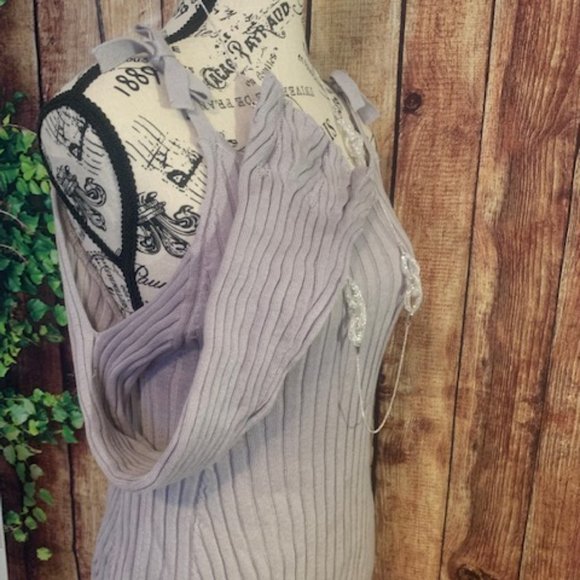 Tie Shoulder Sweater - Picture 3 of 8